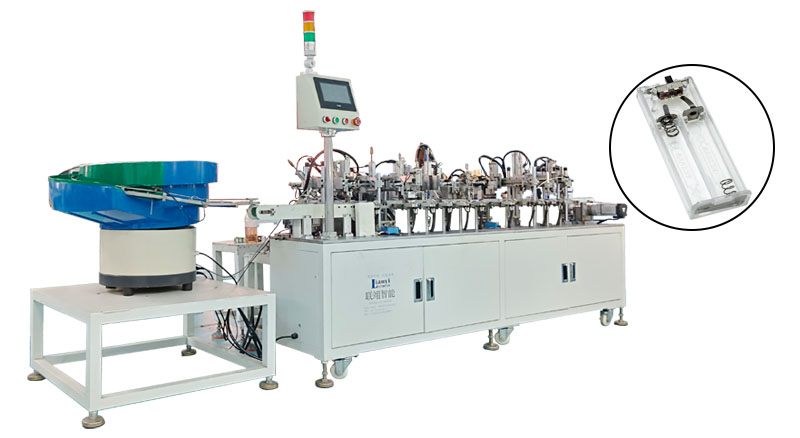 電池盒自動(dòng)化裝配電池片的工作流程